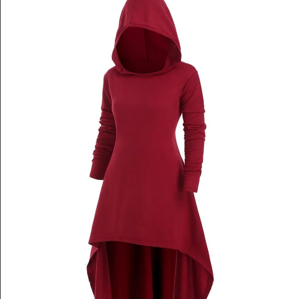 Rosegal Long Sleeve Ribbed Cloak Dress